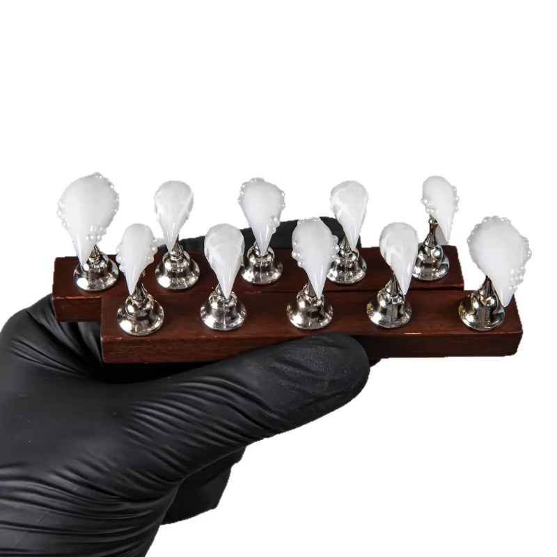 Nouvelles pièces d'ongles portables à motif griffe de dragon et armure