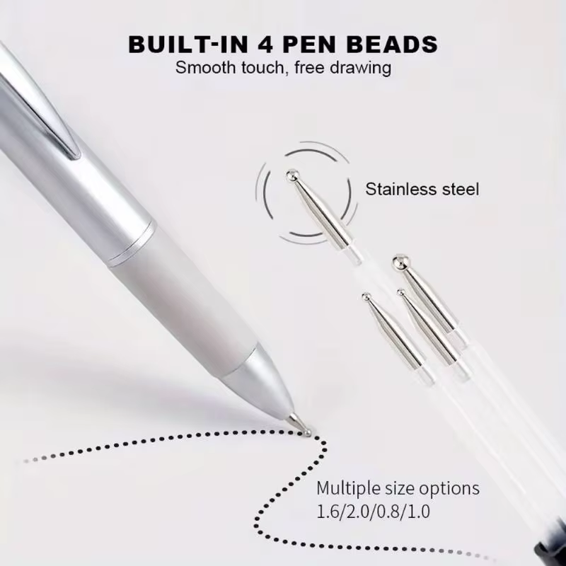 Outils de nail art 5 en 1 : Disque de pointillage