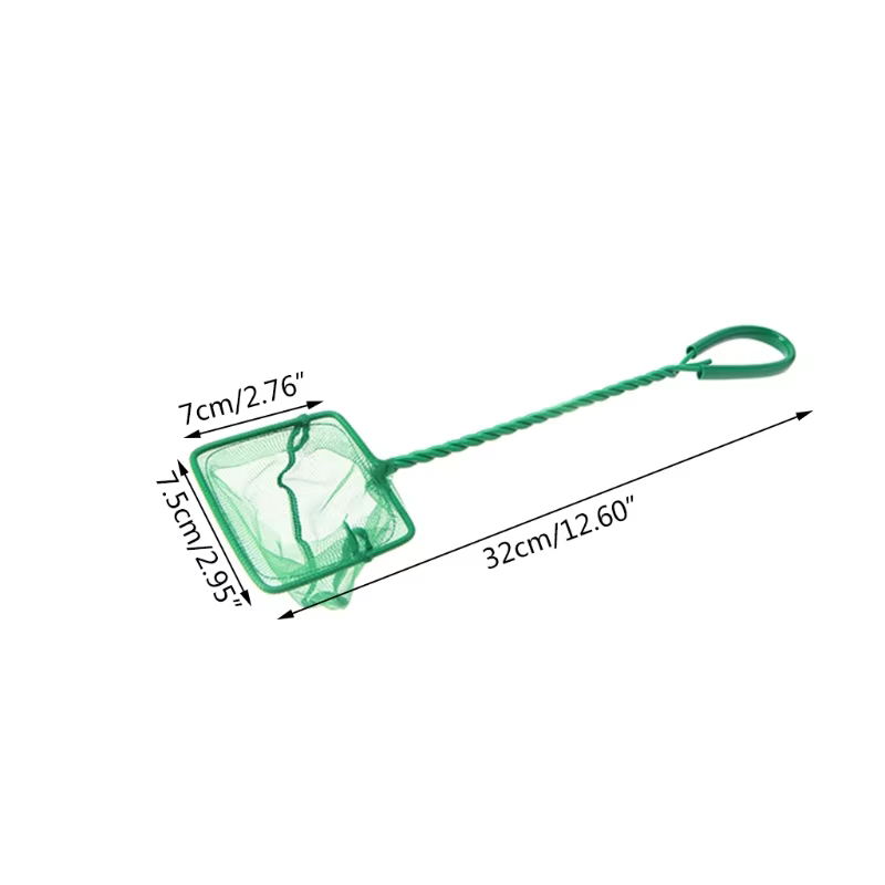 HXBB – filet à mailles fines pour Aquarium 3 "4" 5 "6" 8 "10", filtre d'écumage pour petits aquariums, avec poignée confortable