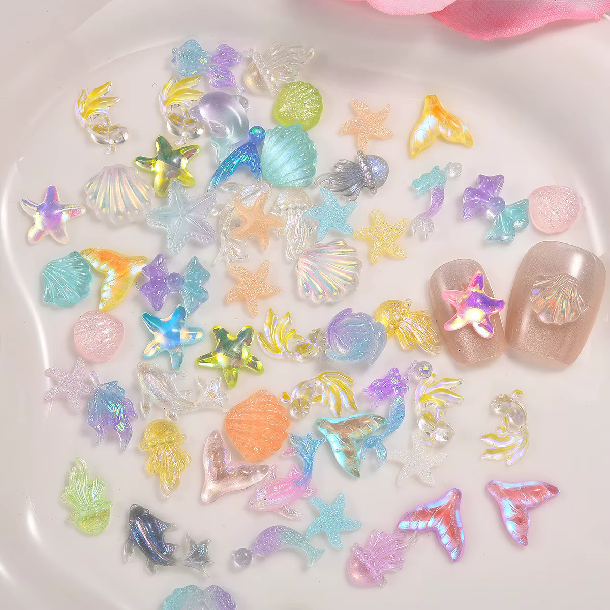 Accessoires pour ongles série océan
