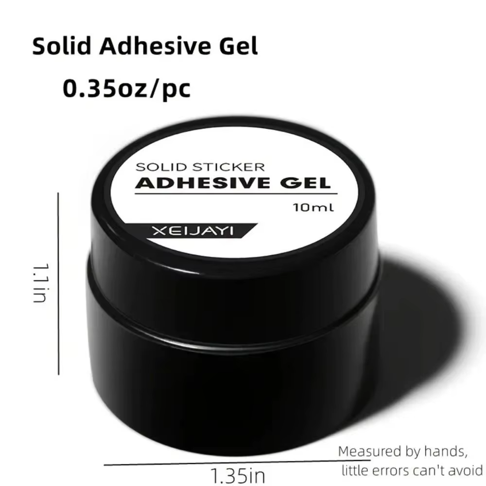 Gel adhésif autocollant solide