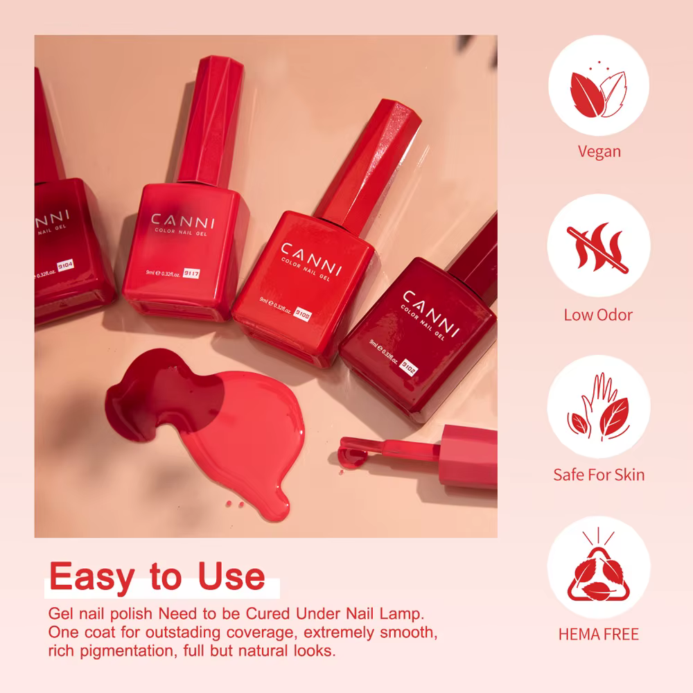 CANNI vernis à ongles Gel Hema gratuit TPO