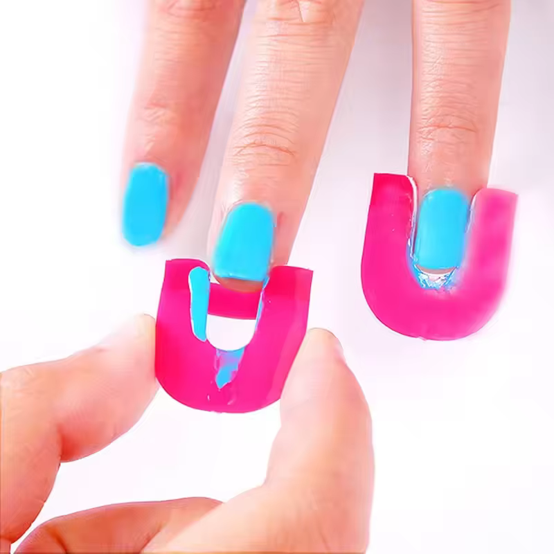 LULAA 26 pièces de protections adhésives pour ongles