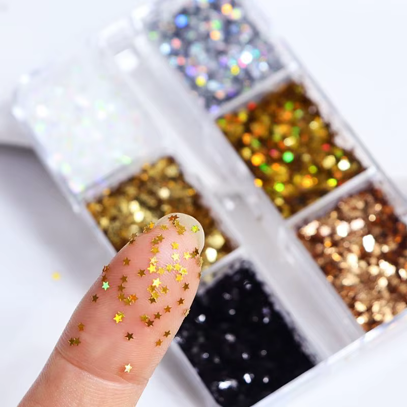 ● Mini paillettes étoiles scintillantes de 1 mm