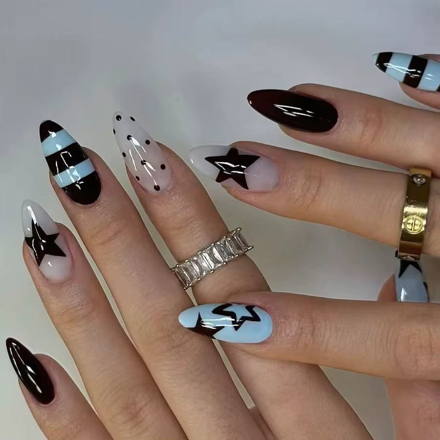 Faux ongles de manucure Y2k