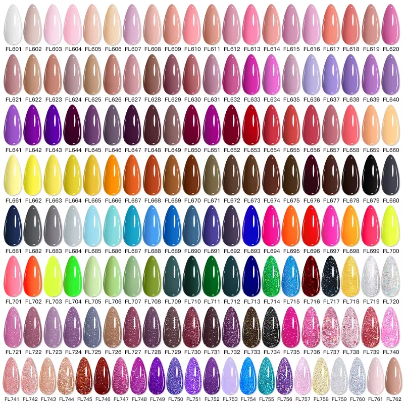 10ml Gel Vernis à ongles 162 couleurs fournitures