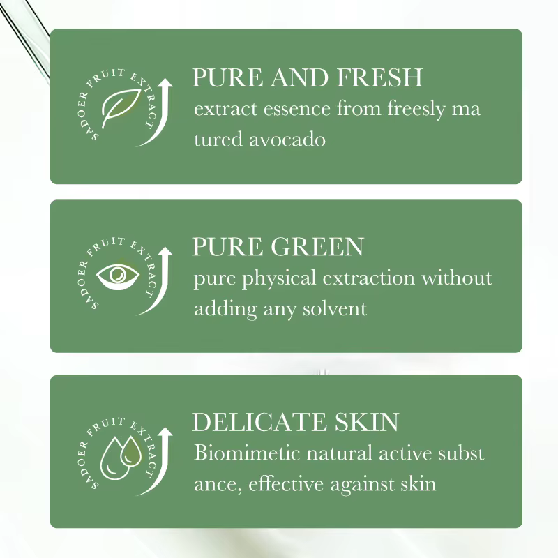 SADOER avocat crème pour les yeux Anti-rides cernes sac pour les yeux raffermissant hydratant tendre soin des yeux beauté santé soins de la peau