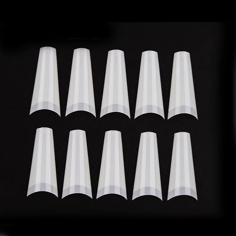 500 pièces clair naturel français Ballet cercueil faux ongles acryliques conseils d'art Gel UV Ultra Flexible