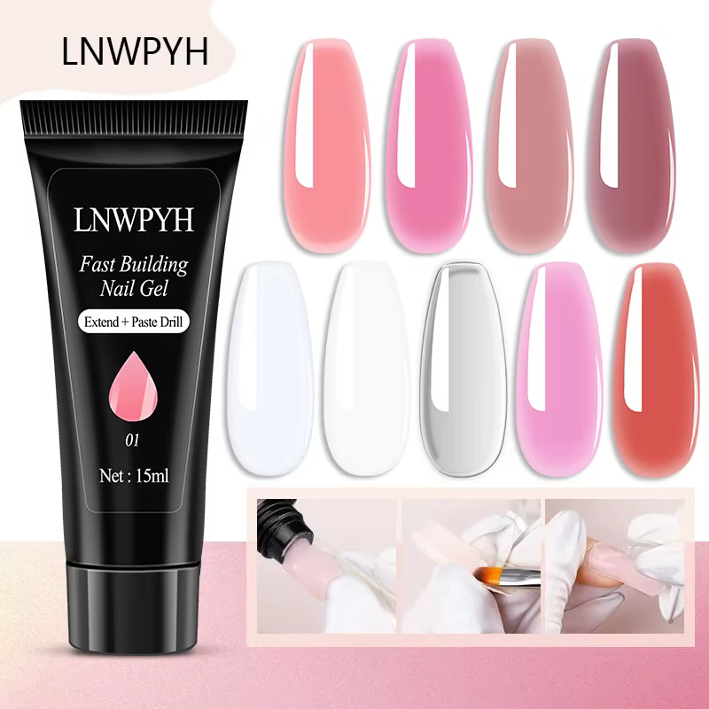 Ensemble de Gel pour ongles en Poly Extension
