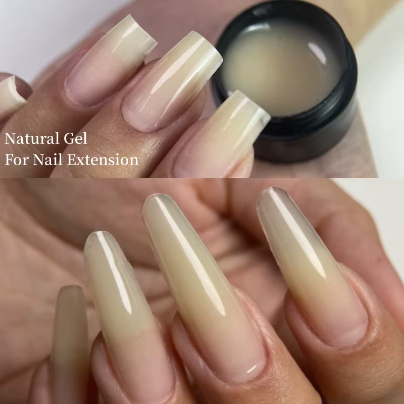 MSHARE 50ml naturel ongles Gel constructeur Nalil Tpo gratuit auto-nivelant Gel pour Extension d'ongle Construction rose ombre UV Led Gel