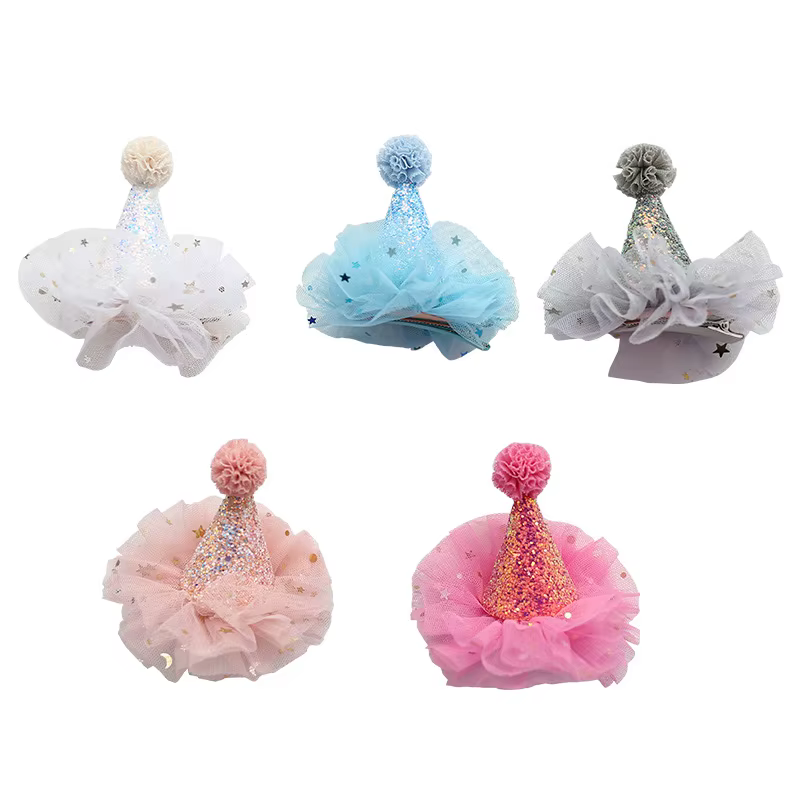 1 PC mode mignon fille couronne princesse épingle à cheveux dentelle perle brillant étoile bandeau épingle à cheveux épingle à cheveux cheveux accessoires cheveux accessoires