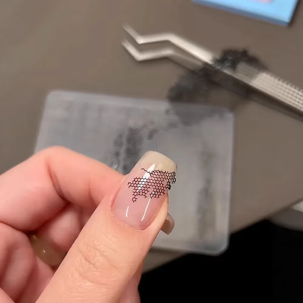 1 pièce Moule à ongles en silicone DIY pour manucure