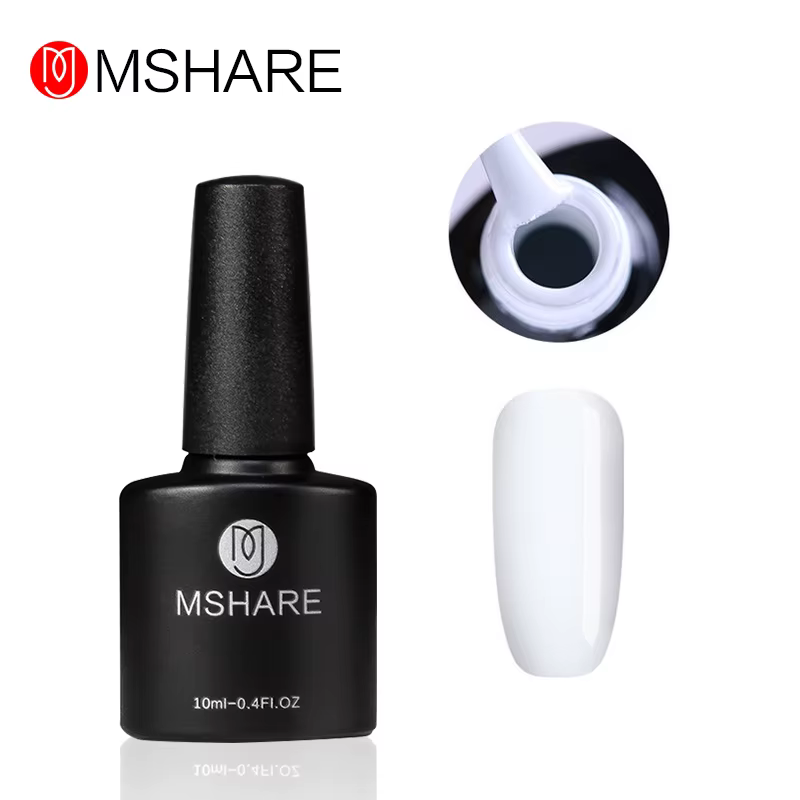 MSHARE 250ml noir blanc couleur des ongles