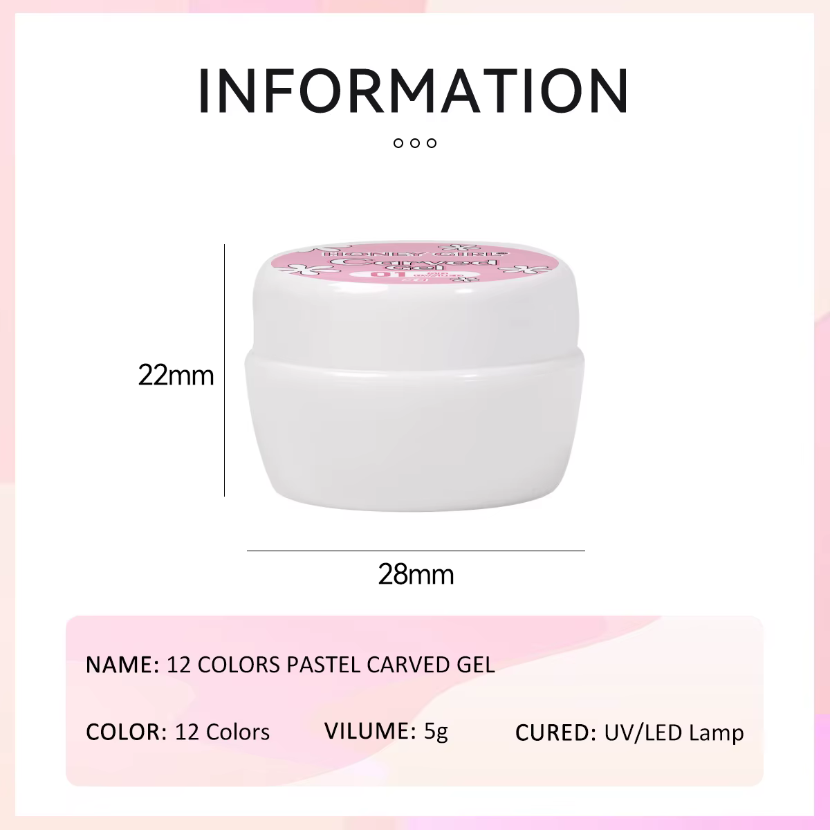 Gel de modelage pour ongles en 3D