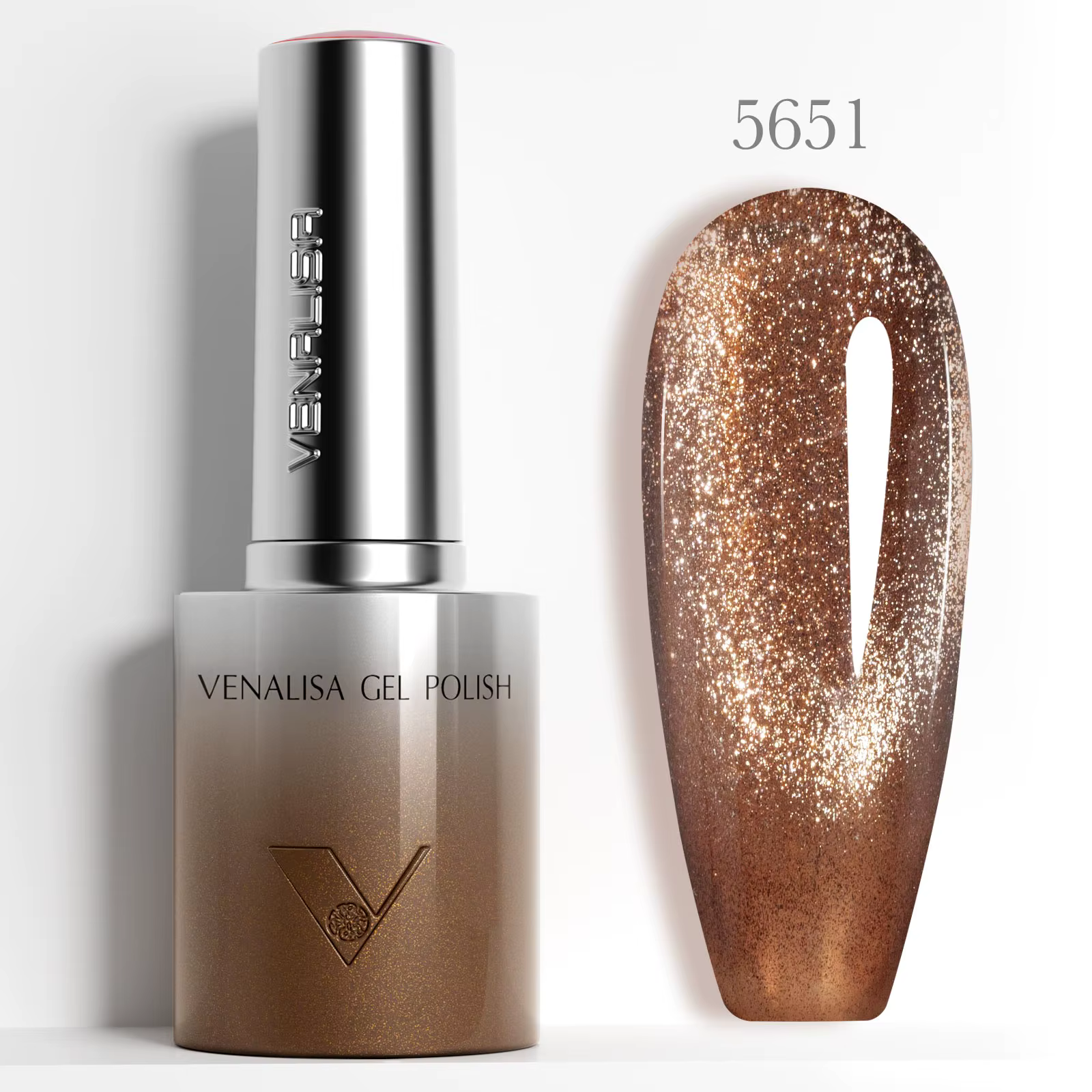 Venalisa 10ml Hema & TPO gratuit Ultra effet oeil de chat vernis à ongles tremper UV LED longue tenue étincelle Bling