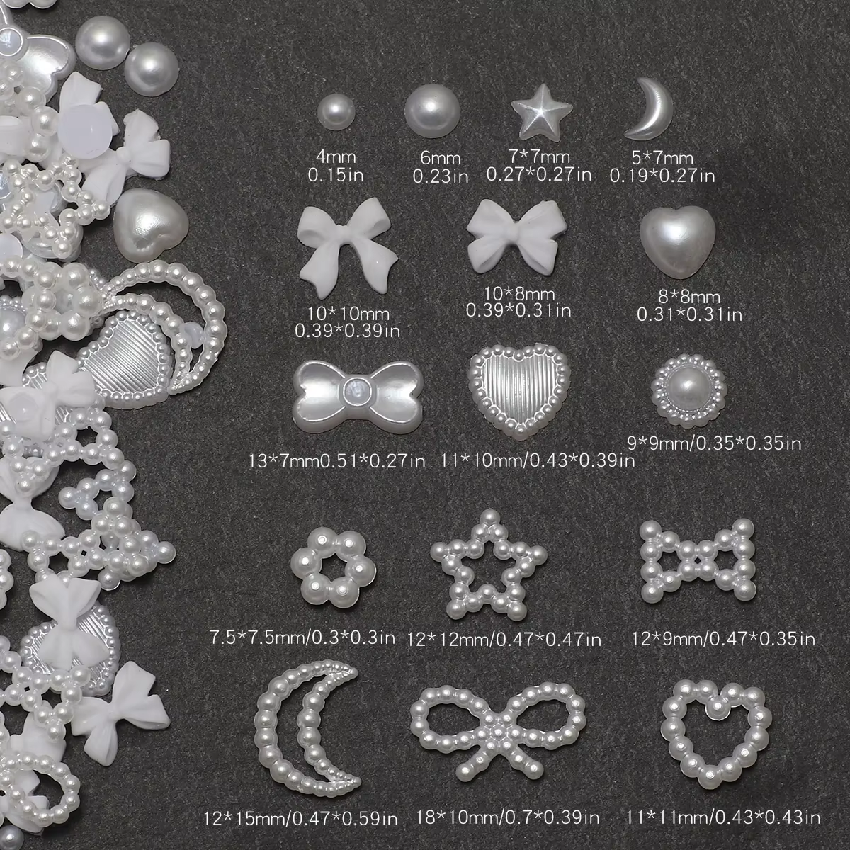 1 boîte d'accessoires pour ongles