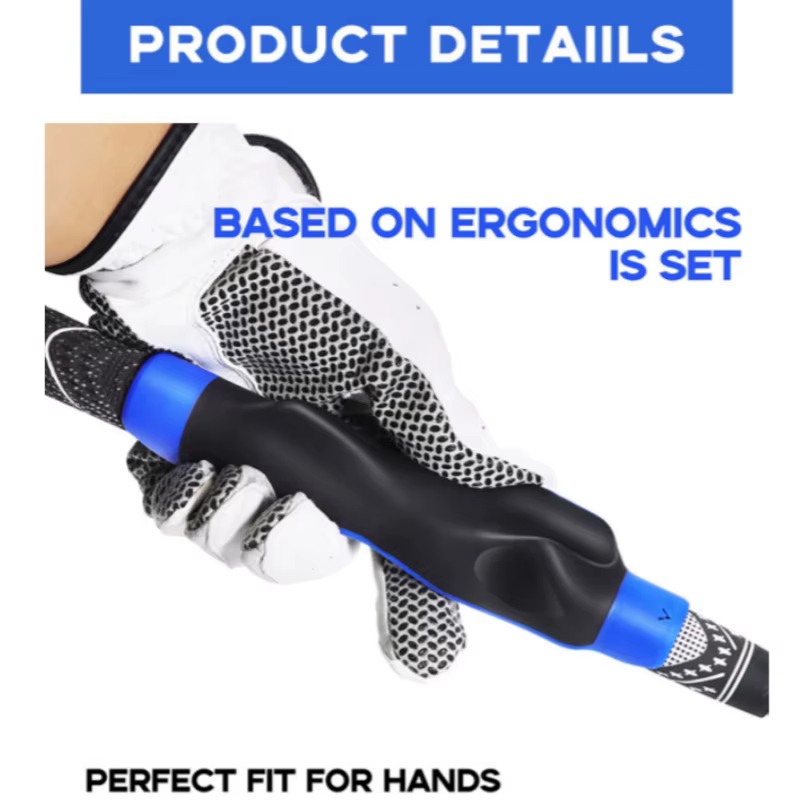 Entraîneur de grip pour le golf, aide à l'entraînement au golf, facile à transporter sur le terrain de pratique, club d'entraînement de grip pour aider à corriger la position correcte des mains