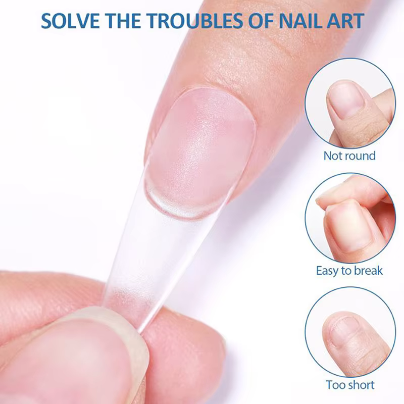 Matte presse sur les pointes des ongles couverture complète douce faux
