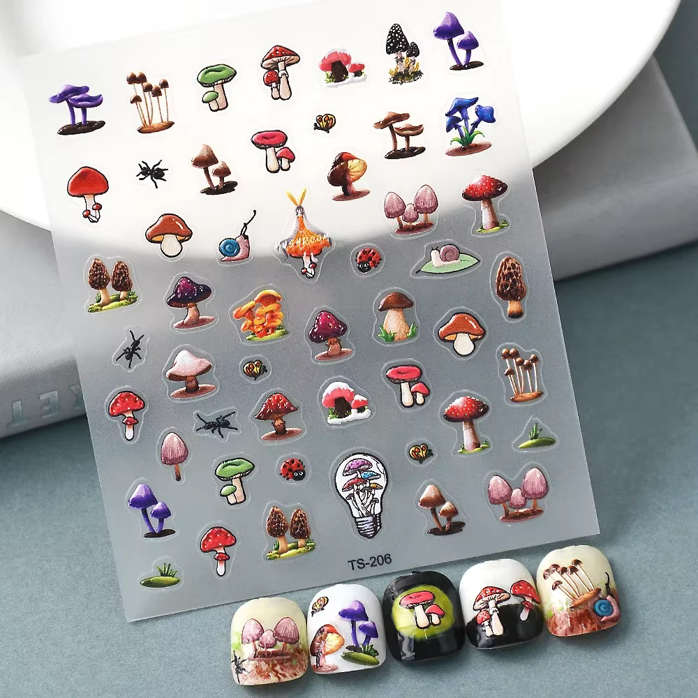 Autocollant 3D auto-adhésif pour Nail Art