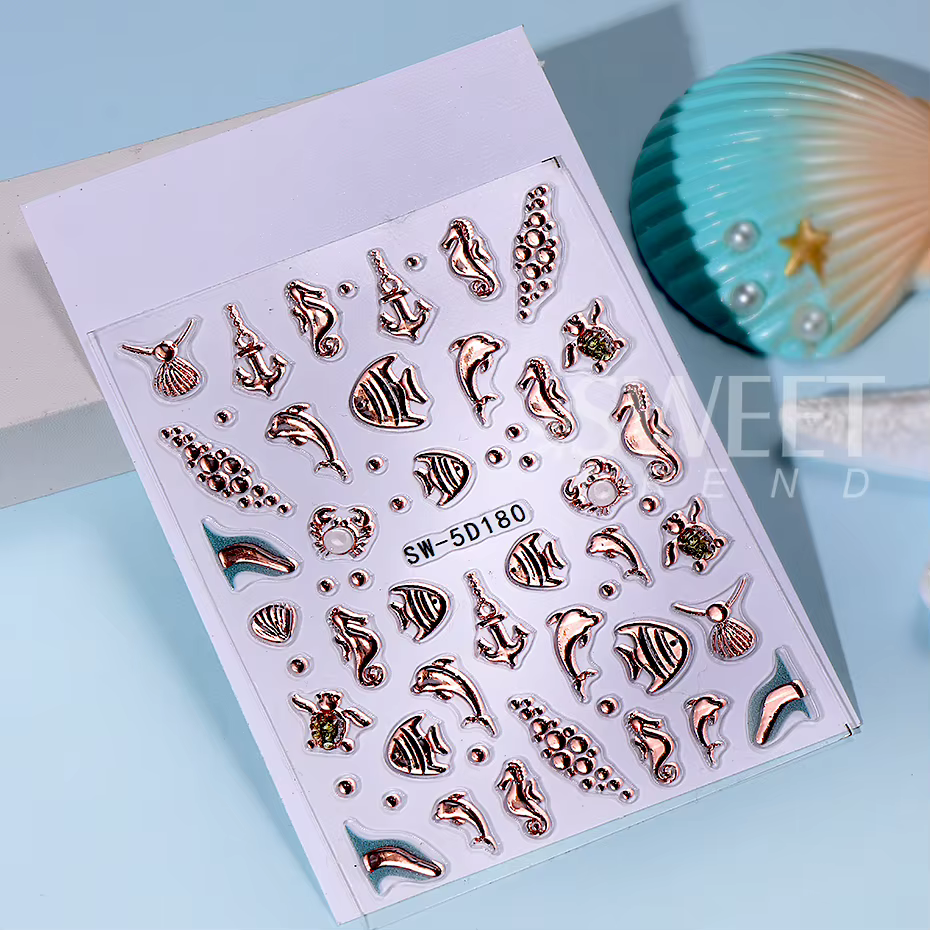 Autocollant pour ongles 5D