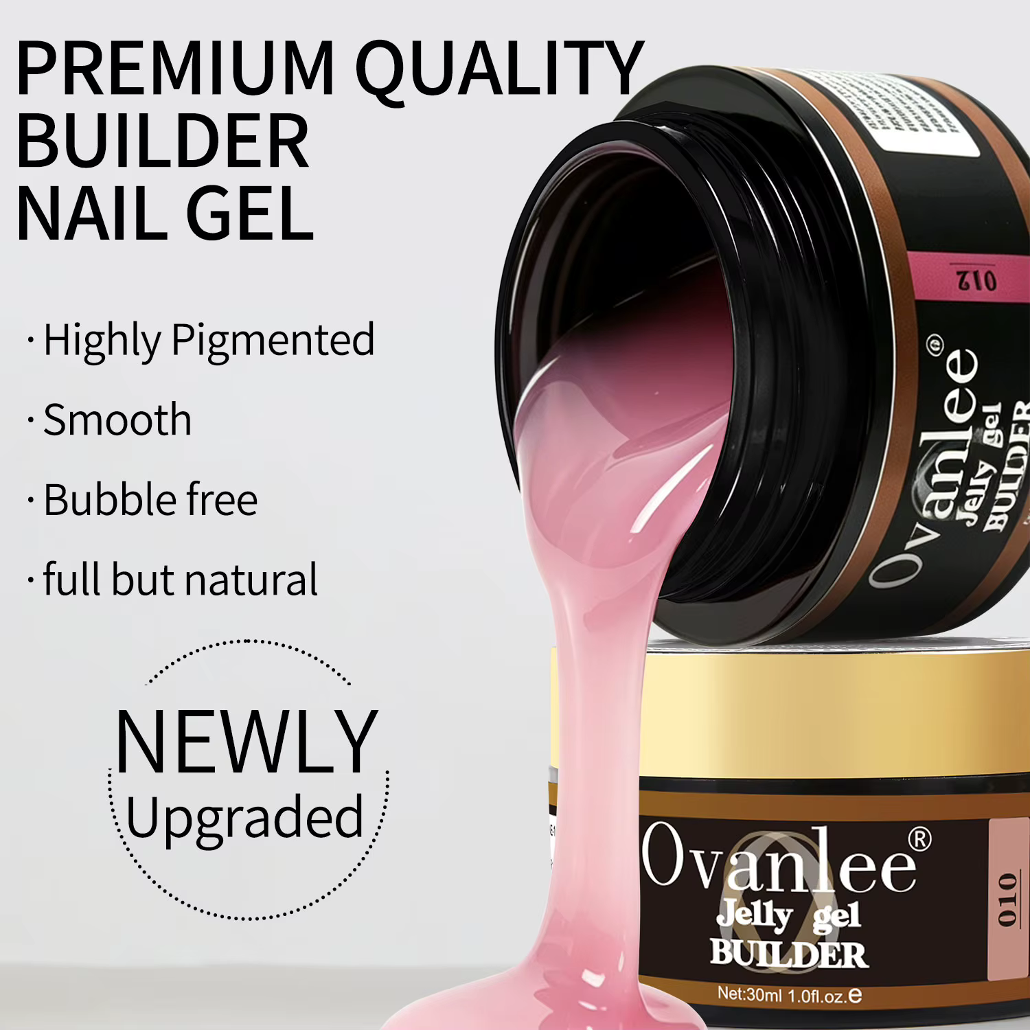 Gel dur 30 ml, 12 couleurs, pour extension d'ongles, gel constructeur auto-nivelant, gel de renforcement, gel camouflage pour manucure