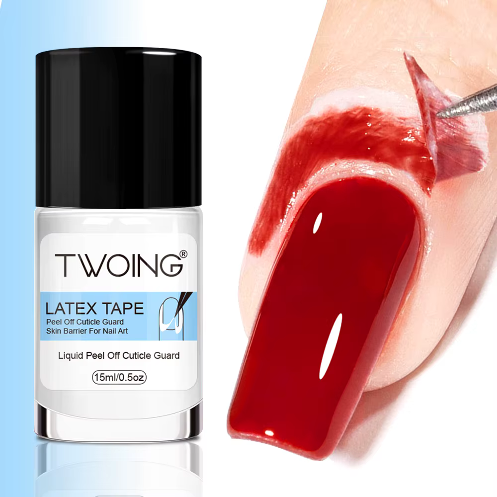 15mlNail Peel Off liquide Anti-débordement colle bord Latex bande