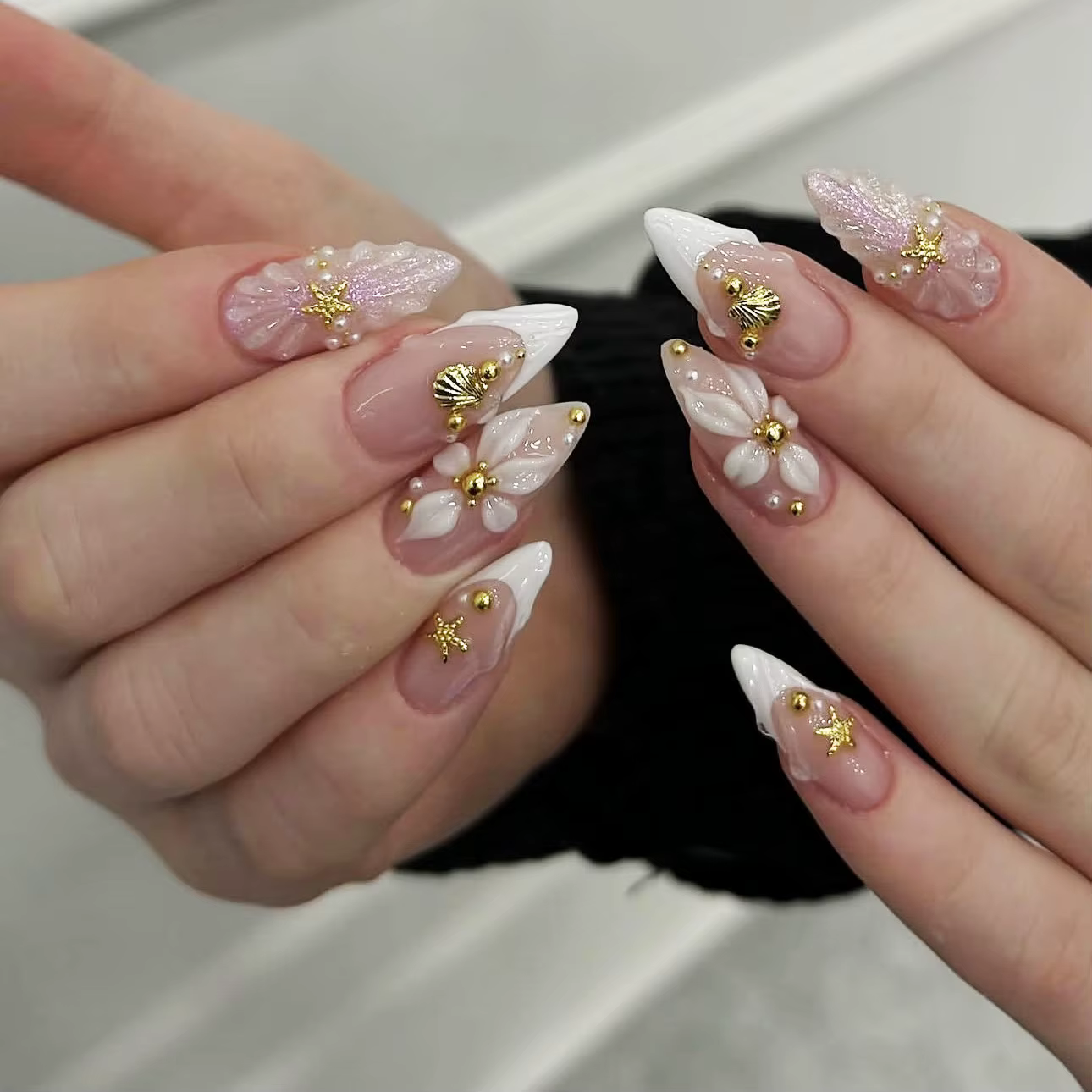 Faux ongles 3D pour femmes et filles
