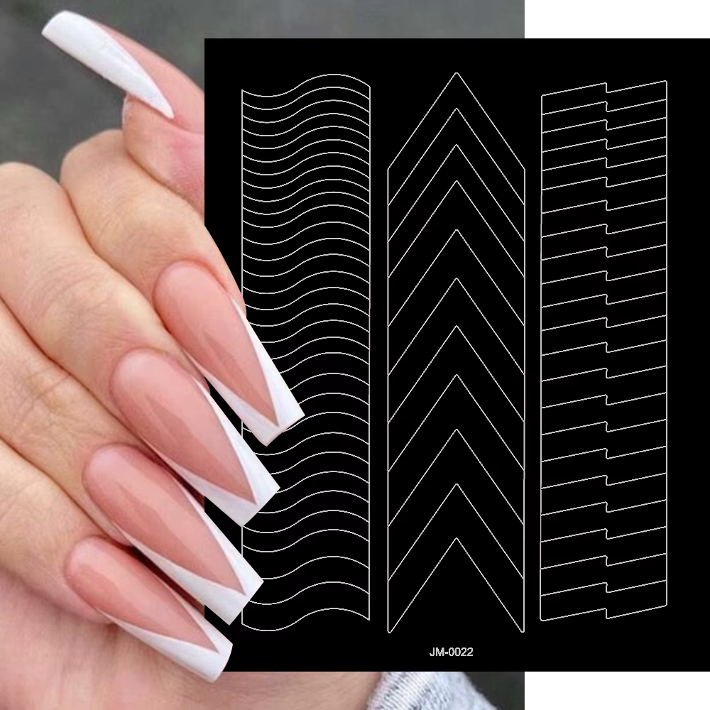 Pochoirs autocollants pour Nail Art