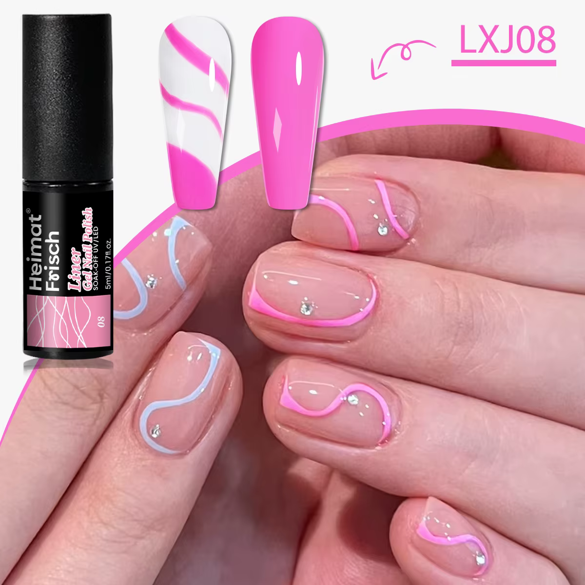 Vernis à ongles gel de peinture 5 ml
