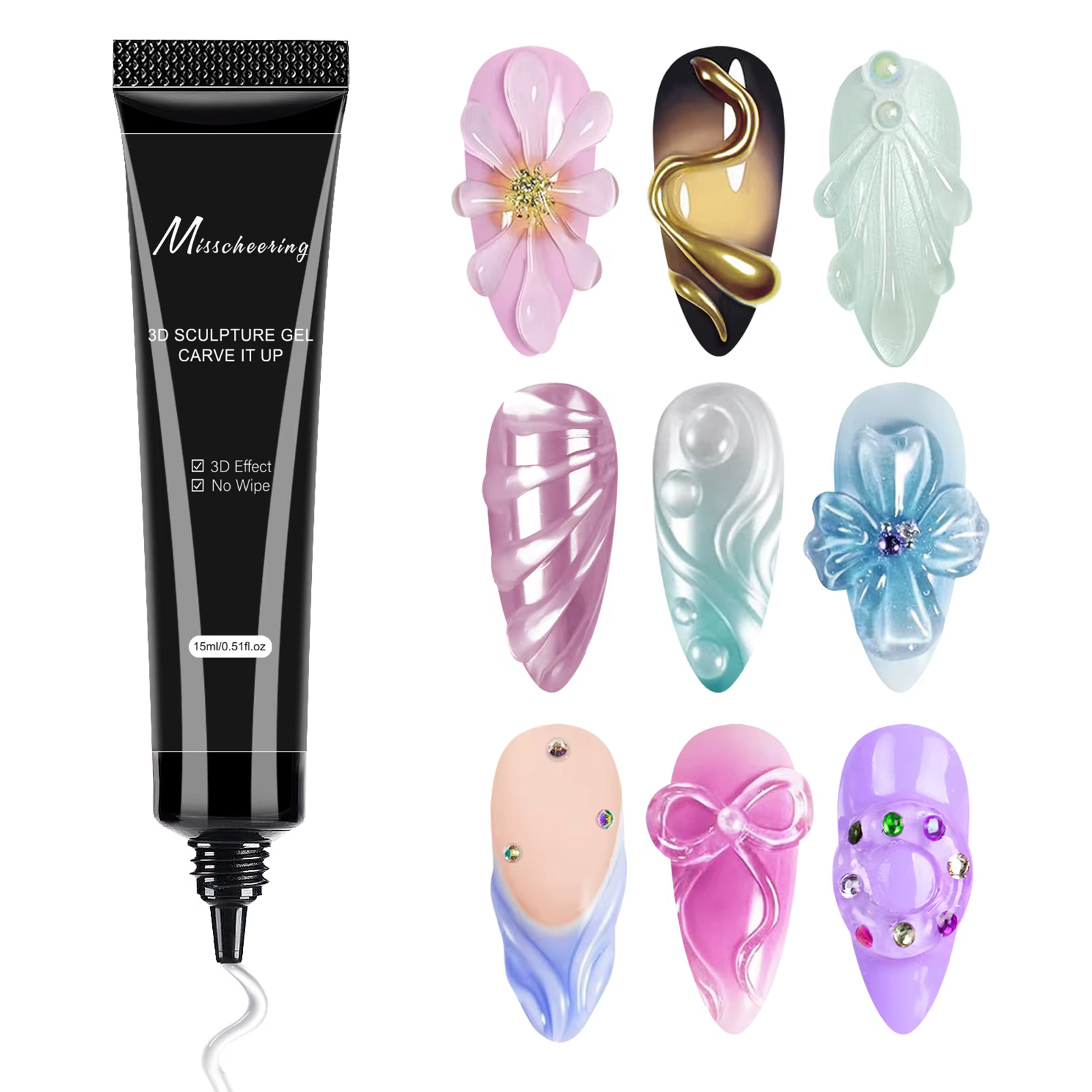 Gel de modélisation 3D pour Nail Art