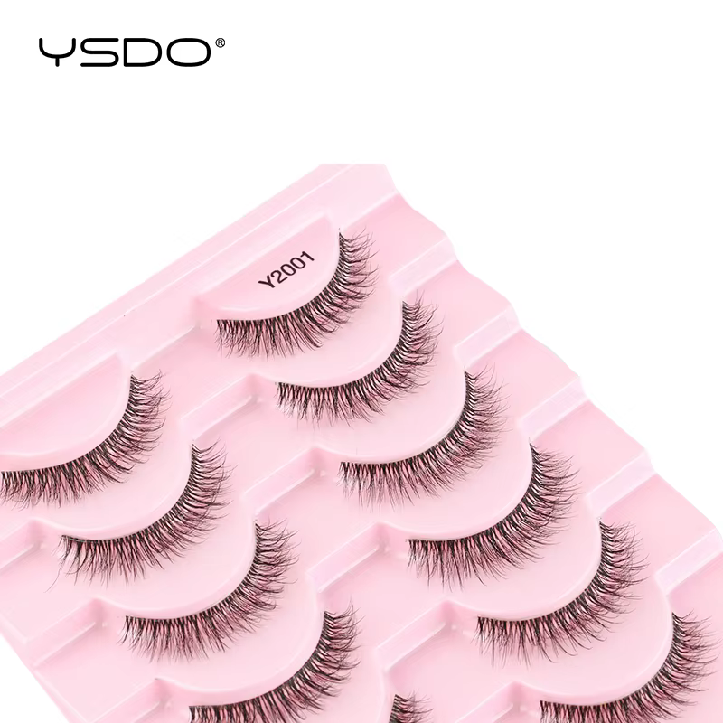 Demi-cils naturels 3D, faux cils complets