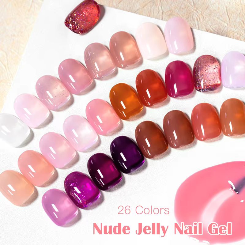 Ensemble de vernis à ongles Gel gelée nue
