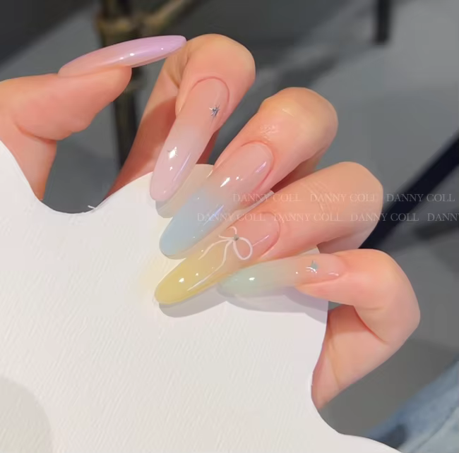 Ensemble de vernis à ongles en gel glacé printemps-été