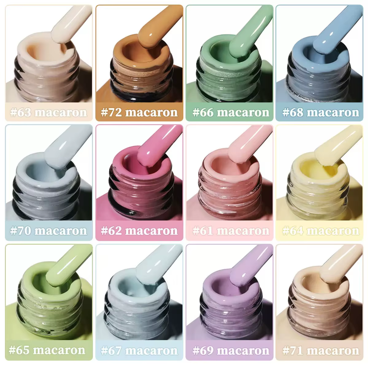 12PC vernis à ongles Gel ensemble bricolage Nail Art Design produits de manucure tremper Gel UV longue durée
