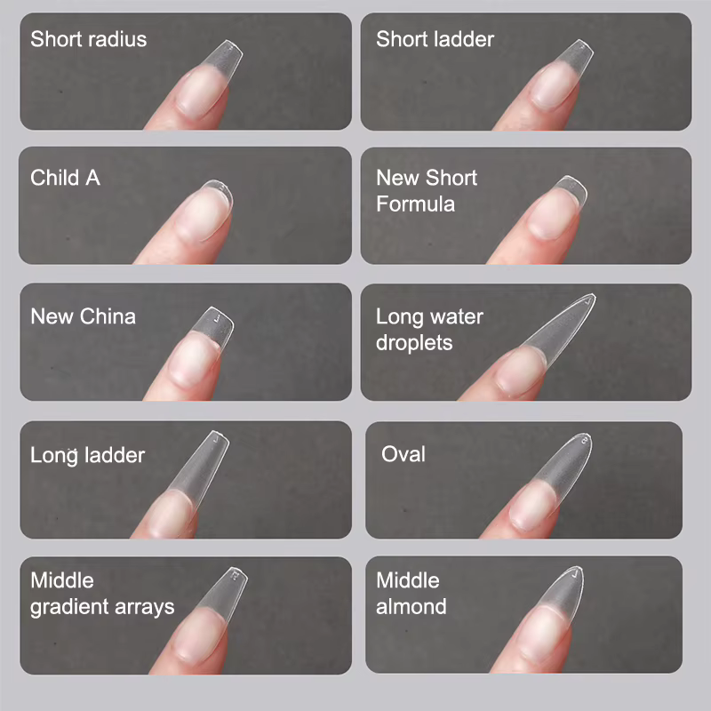 100 faux ongles par boîte