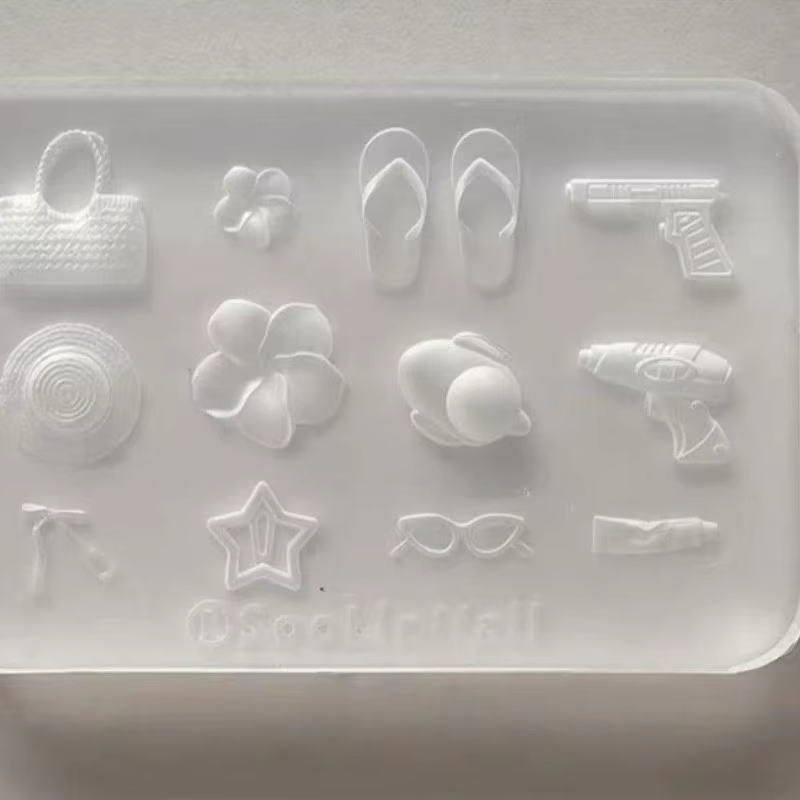 Modèle de manucure Transparent pratique pour bricolage 3D
