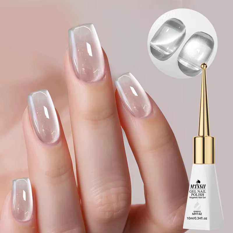 Vernis à ongles Gel magnétique chat blanc