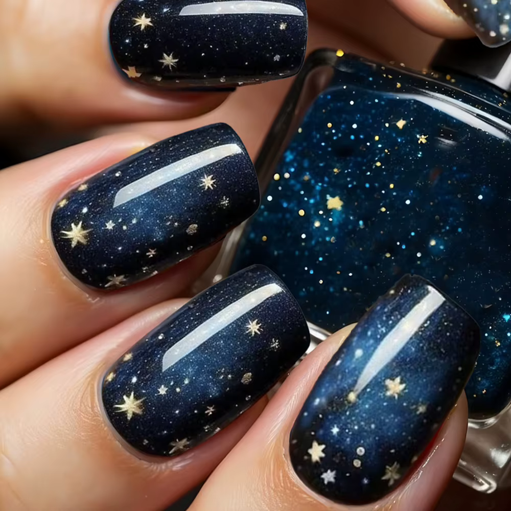 Faux ongles mi-longs pour femmes et filles