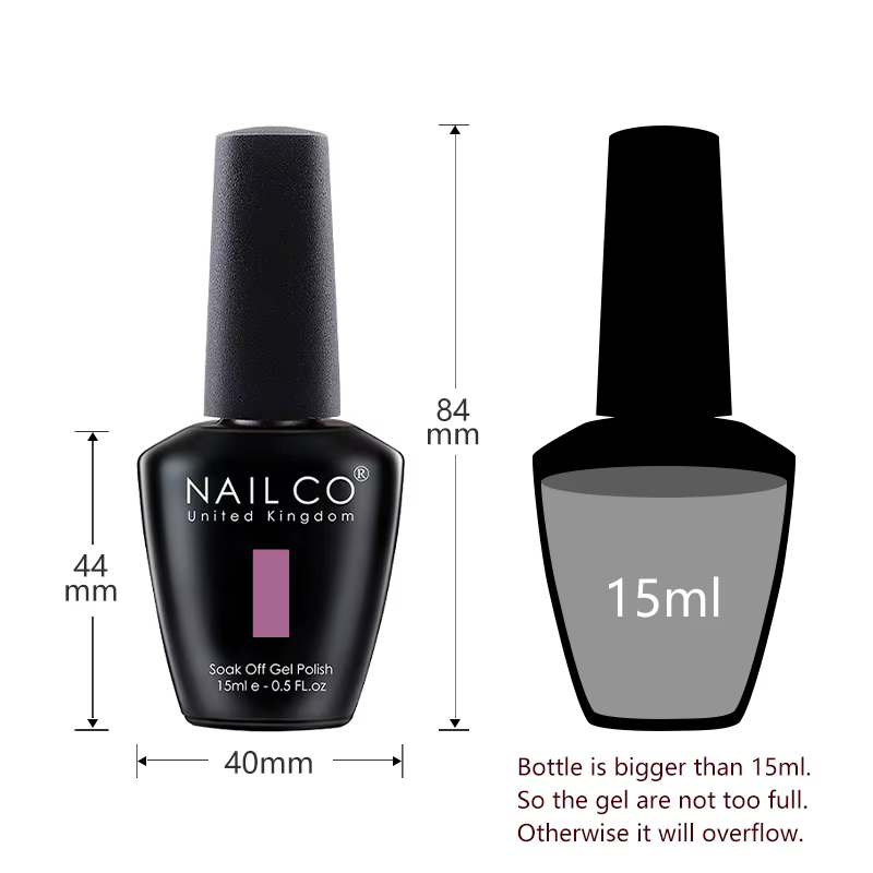 NAILCO Gel vernis à ongles printemps 140 couleurs pour la décoration d'automne Semi Permanent mat couche de Base