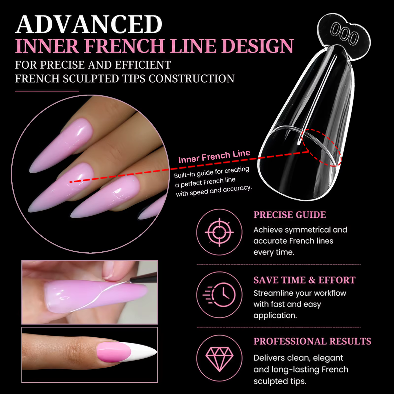 Formes à ongles françaises