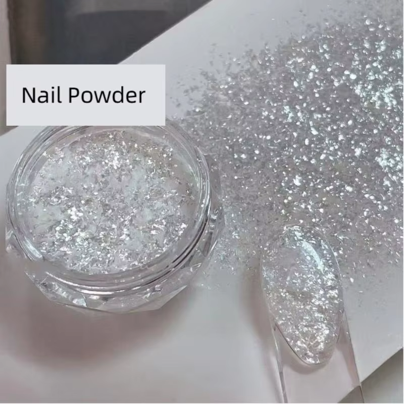 Poudre de neige pour nail art