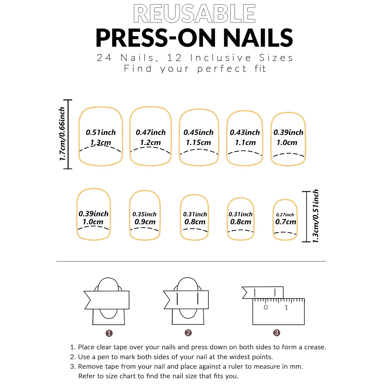 Faux ongles français roses pointus