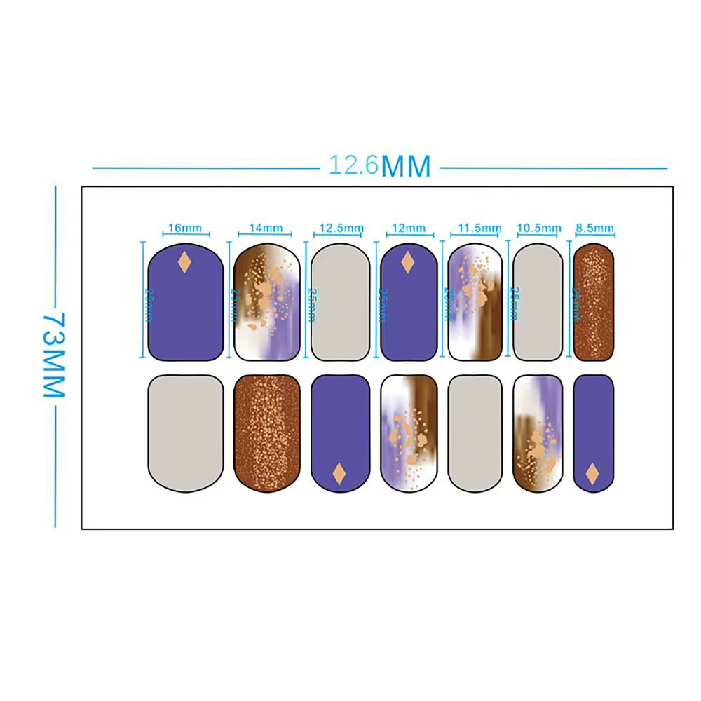 Autocollants pour ongles en Gel