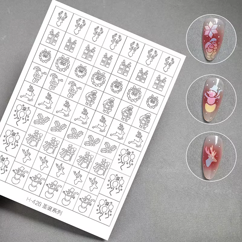Pochoir d'aérographe pour ongles