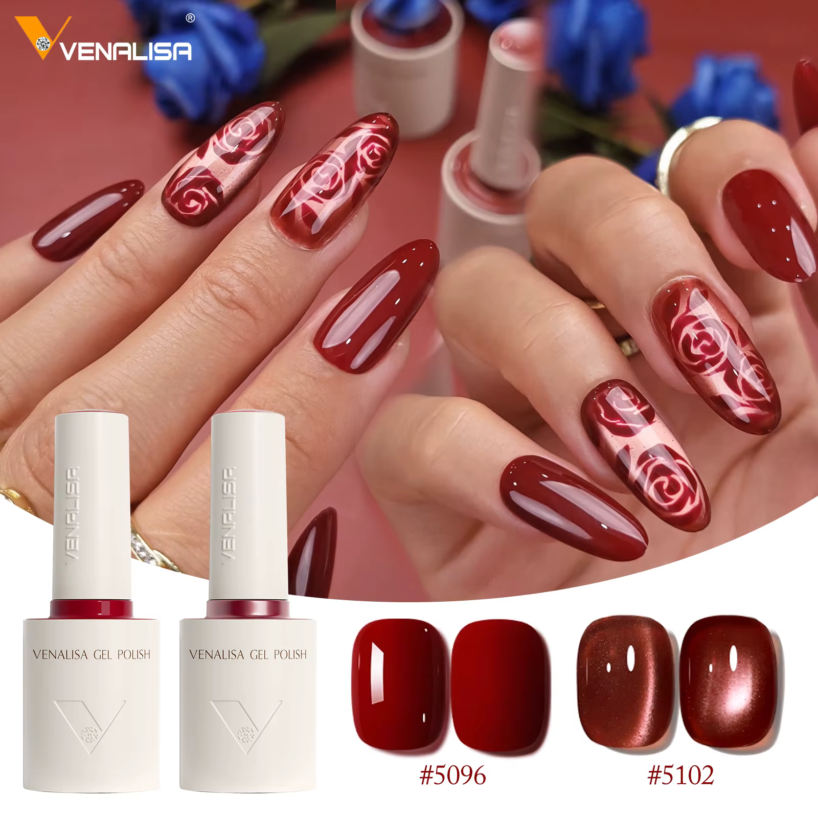 VENALISA 10ml vernis à ongles Gel 108 couleurs HEMA/TPO gratuit UV LED trempage longue durée haute brillance Base couche de finition pour Salon de manucure à faire soi-même