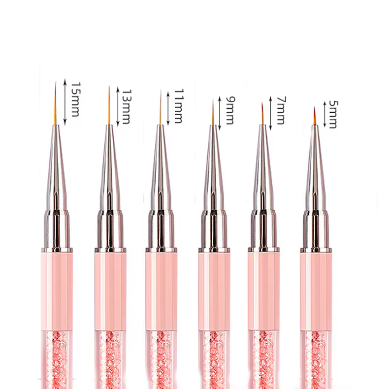 Brosse à Ongles Rose pour Salon de Manucure