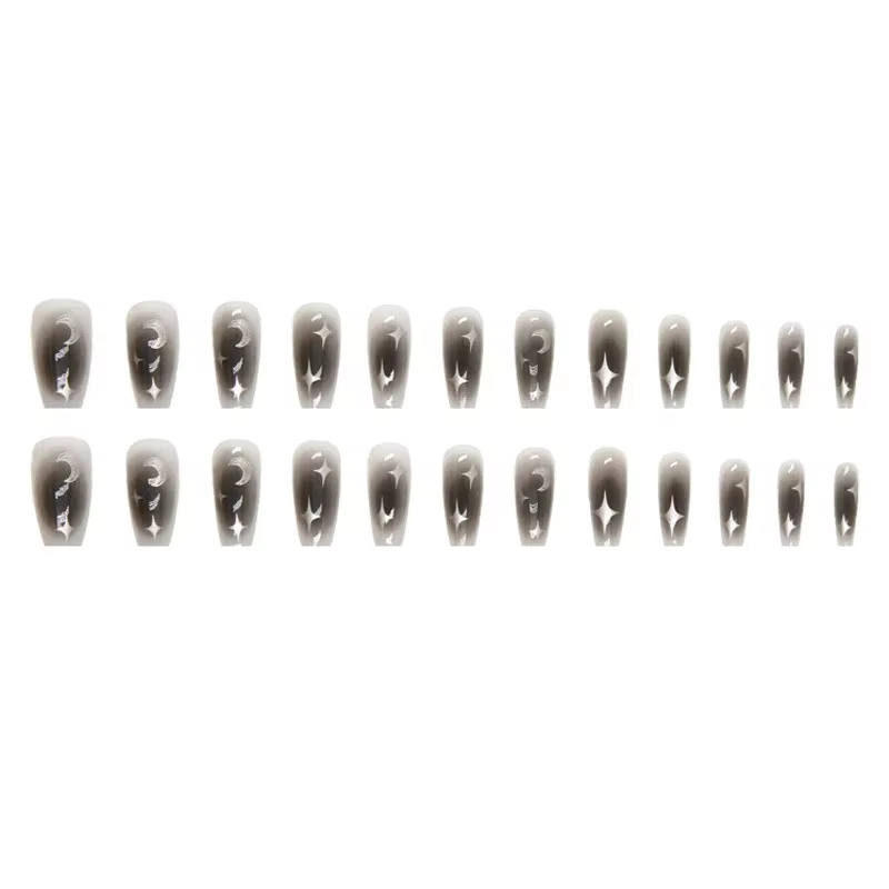 Faux embouts noirs pliables portables avec colle