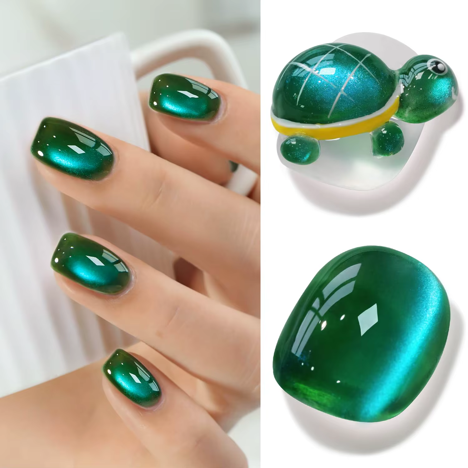 Vernis à ongles gel HL Jelly Glass Cat Eye 15ML