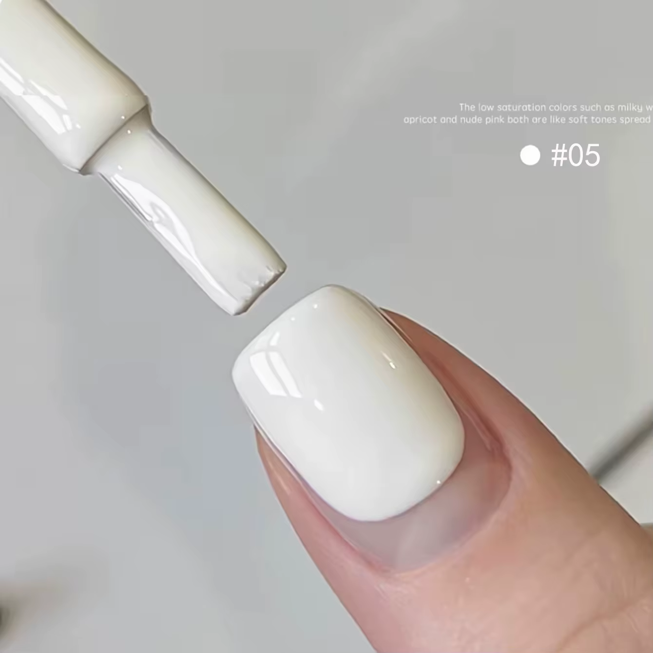 MIANEL 2026 Nouvelle Série Été Blanc Brumeux Gel à Ongles
