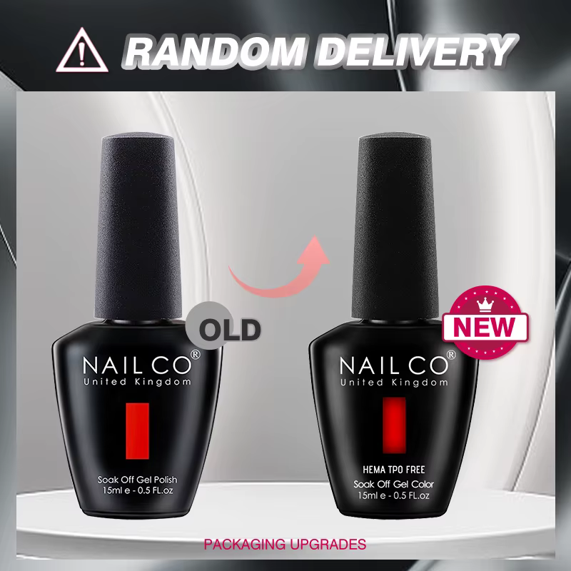 NAILCO 6 couleurs 15ml Hema Tpo Base en caoutchouc sans Gel vernis gelée rose clair Extension d'ongle Semi Permanent UV